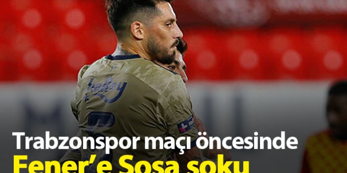 Trabzonspor maçı öncesinde Sosa sakatlandı!