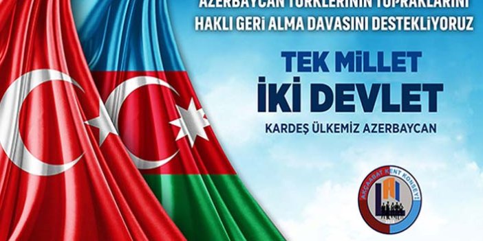 Akçaabat Kent Konseyi: "İki devlet tek Millet Türkiye ve Azerbaycan"