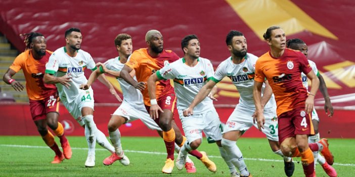 Galatasaray Alanyaspor'a mağlup oldu