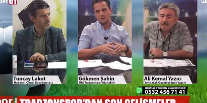 Trabzonspor’daki gelişmeler Haber61 TV’de Spor Gündeminde