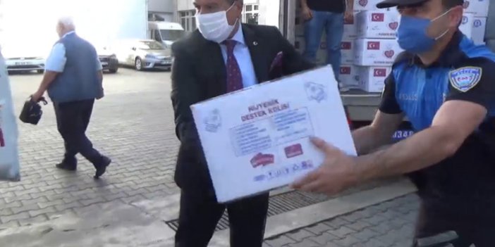 Trabzon Emniyeti’nden Hijyen paketi desteği