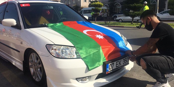 Bartın'da Azerbaycan'a destek konvoyu