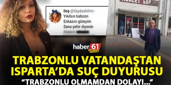 Trabzonspor taraftarından İlayda Kılınç’a suç duyurusu