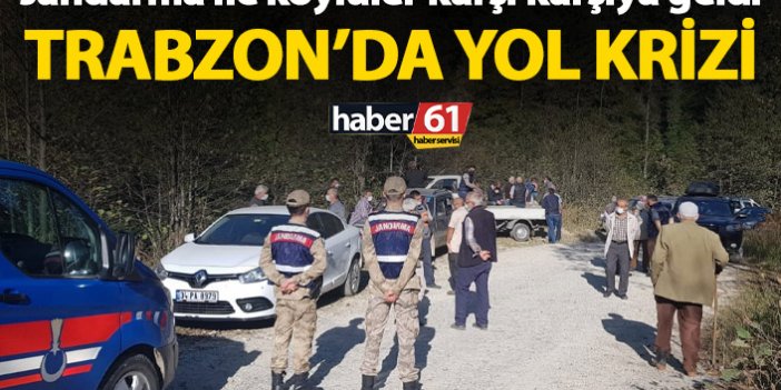 Trabzon'da yol gerginliği
