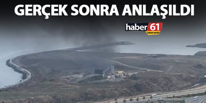 Trabzon’da dolgu sahasında dumanlar paniğe neden oldu! Gerçek sonra ortaya çıktı