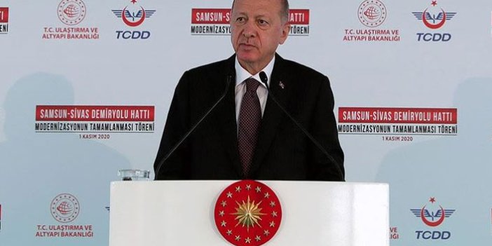 Cumhurbaşkanı Erdoğan: "Samsun-Sivas Demir Yolu Hattı..."