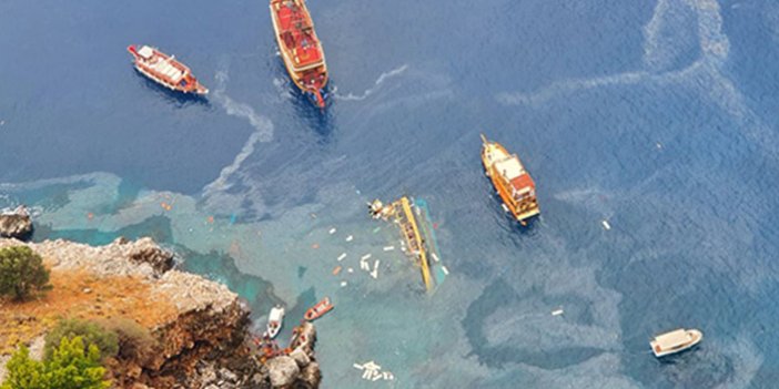 Alanya'da tur teknesi alabora oldu! Can pazarı