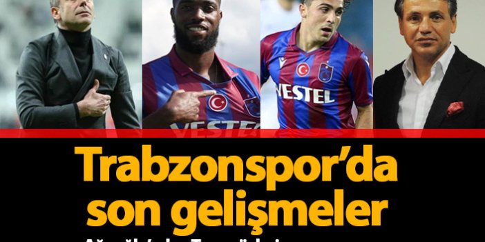 Son dakika Trabzonspor Haberleri 05.11.2020