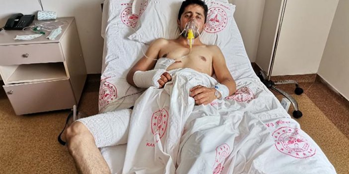 Giresun'da ayı saldırısında yaralanan kişiye koronavirüs şoku