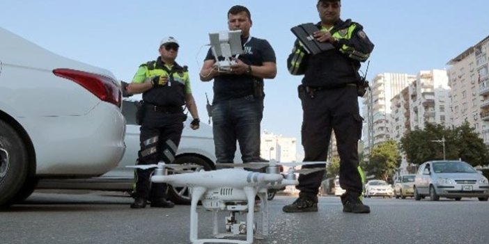 Trabzon'da dronelu denetim