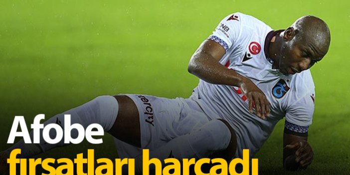 Trabzonspor'da Afobe vasatı aşamadı