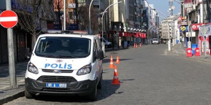 Trabzon'da kısıtlamaya uymayan 64 kişiye ceza