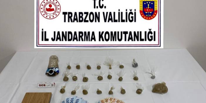 Trabzon'da uyuşturucu operasyonu! 3 şüpheliden 1'i tutuklandı - 23 Kasım 2020