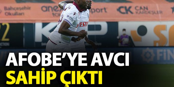 Trabzonspor'un golcü ismine sahip çıktı