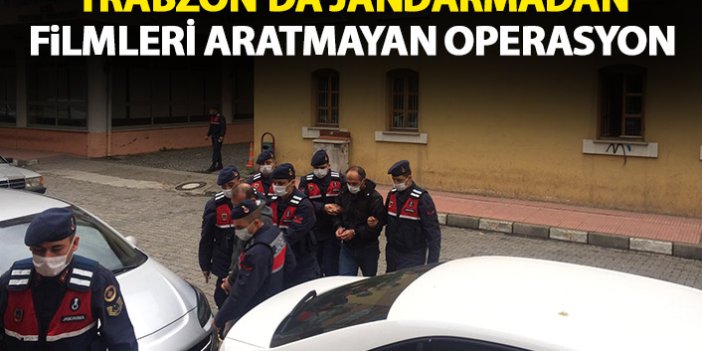 Trabzon'da jandarma'dan filmleri aratmayan operasyon