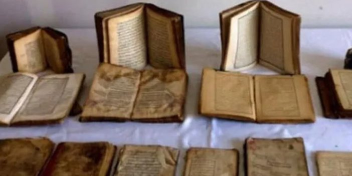 Osmanlı dönemine ait el yazma kitaplar ele geçirildi