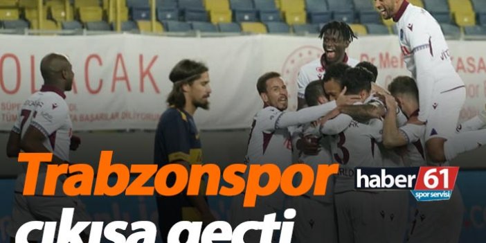Trabzonspor çıkışa geçti