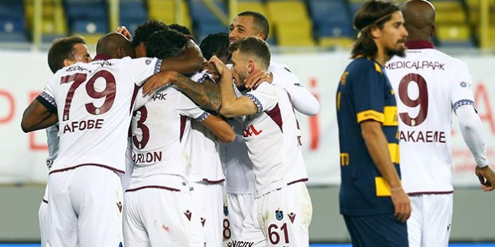 Trabzonspor bu sezon ilk kez deplasmanda kazandı