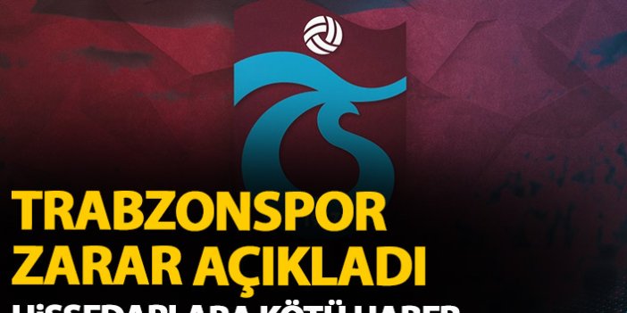 Trabzonspor’dan hissedarlara kötü haber! Ödenmeyecek
