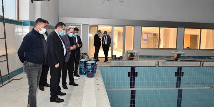 Trabzon Mehmet Akif Ersoy Yüzme Havuzu'na kavuşuyor