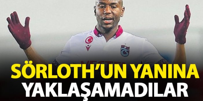 Trabzonspor'un 3 yıldızı da Sörloth'a yaklaşamadı