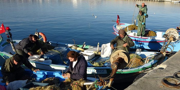 Trabzon'da balıkçıların yorucu serüveni