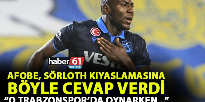 Trabzonspor'un suskun golcüsünden Sörloth açıklaması: Onun oynadığı takım...