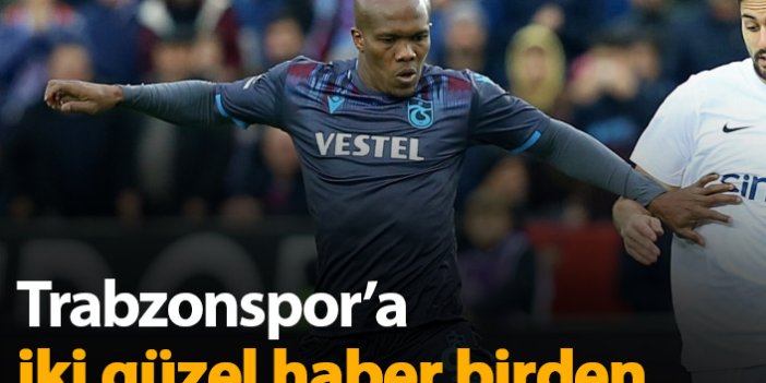 Trabzonspor'a iki güzel haber birden