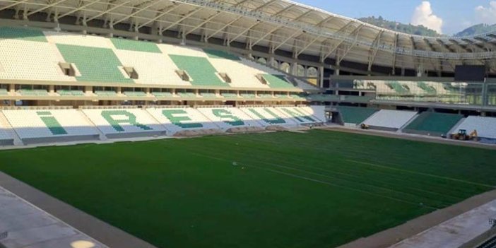Giresunspor ikinci yarıda yeni stadına geçiyor