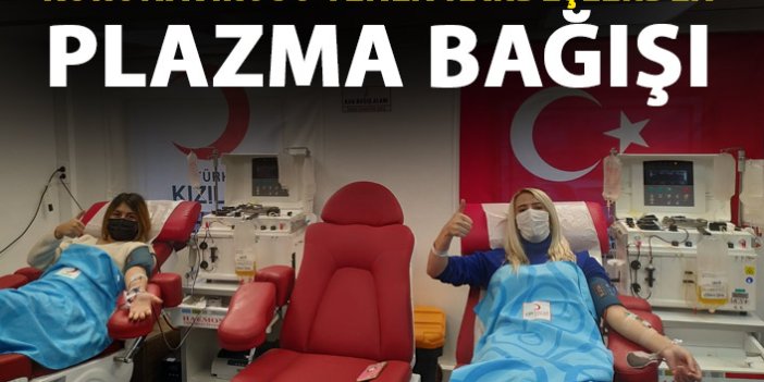 Trabzon'da koronavirüsü yenen kardeşlerden plazma bağışı