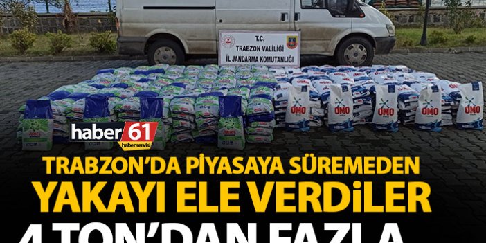 Trabzon’da 4 tondan fazla sahte deterjan yakalandı