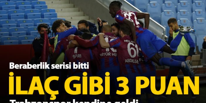Trabzonspor Çaykur Rizespor'u yendi 3 puanı aldı