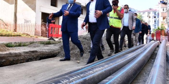 Trabzon'da dev altyapı projesi devam ediyor