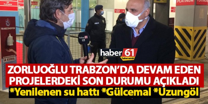 Murat Zorluoğlu Trabzon’daki projelerin son durumunu canlı yayında anlattı