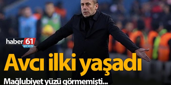Abdullah Avcı Trabzonspor'da ilk kez yenildi