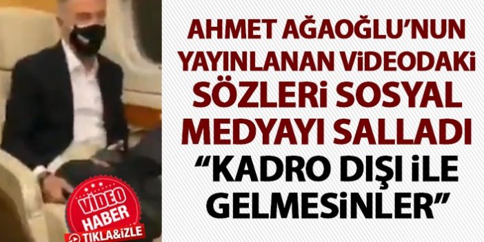 Ahmet Ağaoğlu’nun videosu sosyal medyayı salladı