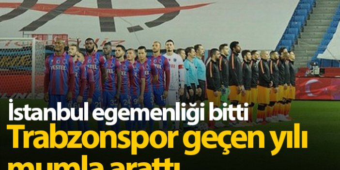 Trabzonspor'un İstanbul egemenliği bu yıl bitti