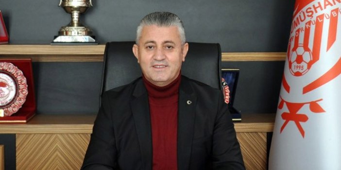 Gümüşhanespor Başkanı Vahit Olgun istifa etti
