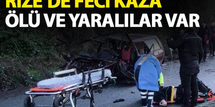 Rize'nin Fındıklı ilçesinde meydana gelen trafik kazasında 1 kişi öldü, 2 kişi ağır yaralandı.