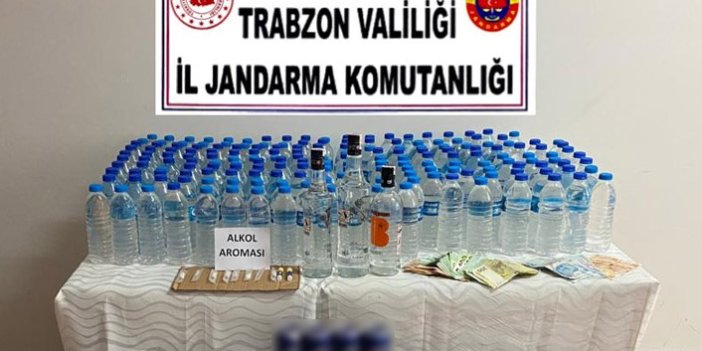 Trabzon’da kaçak içki operasyonu