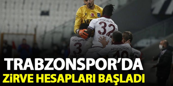 Trabzonspor’da zirve hesapları başladı