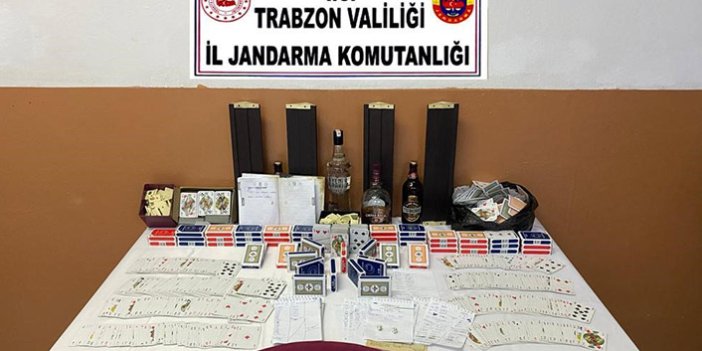 Trabzon’da yaylada barakayı kumarhaneye çevirdiler!