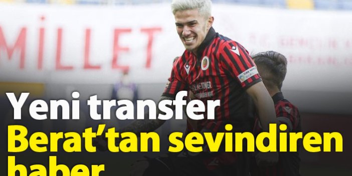 Trabzonspor'un yeni transferi Berat bu kez sevindirdi