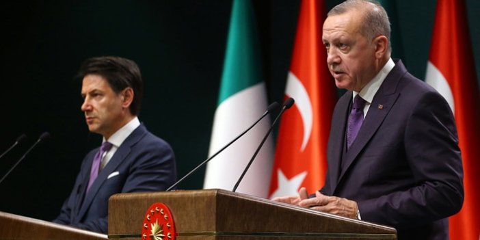 Cumhurbaşkanı Erdoğan İtalya Başbakanı Conte ile görüştü