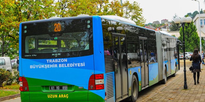 Trabzon'da sokağa çıkma yasağındaki otobüs seferleri