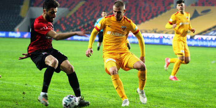 Gaziantep FK Kayserispor'u mağlup etti