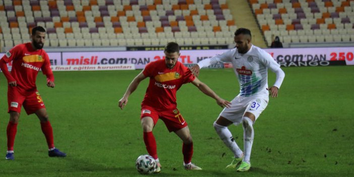 Çaykur Rizespor Yeni Malatyaspor'a mağlup oldu