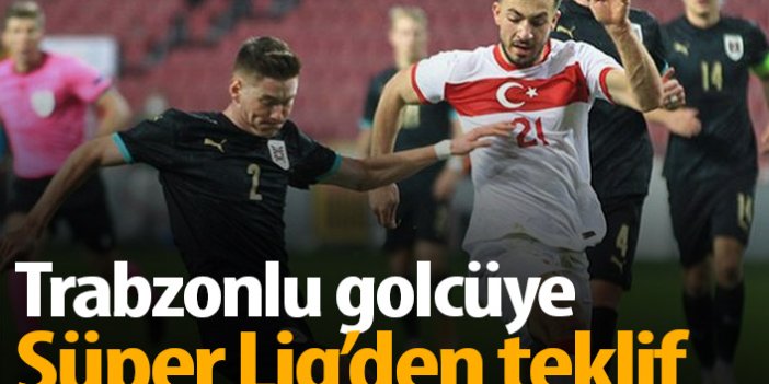 Trabzonlu golcü Halil Dervişoğlu'na Süper Lig'den teklif