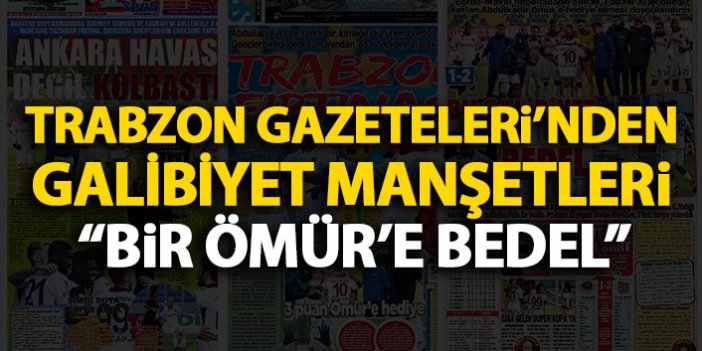 Trabzon Gazeteleri'nden Trabzonspor'a övgü
