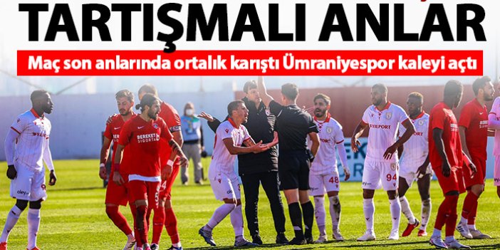 Ümraniyespor - Samsunspor maçında tartışmalı karar! Samsunspor'dan açıklama!